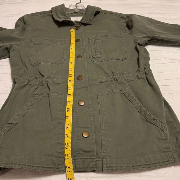 Caslon Olive Utility Jacket with Pockets - Picture 10 of 10
